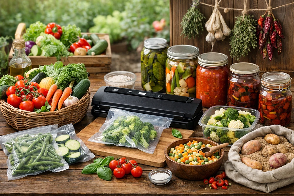 come conservare le verdure