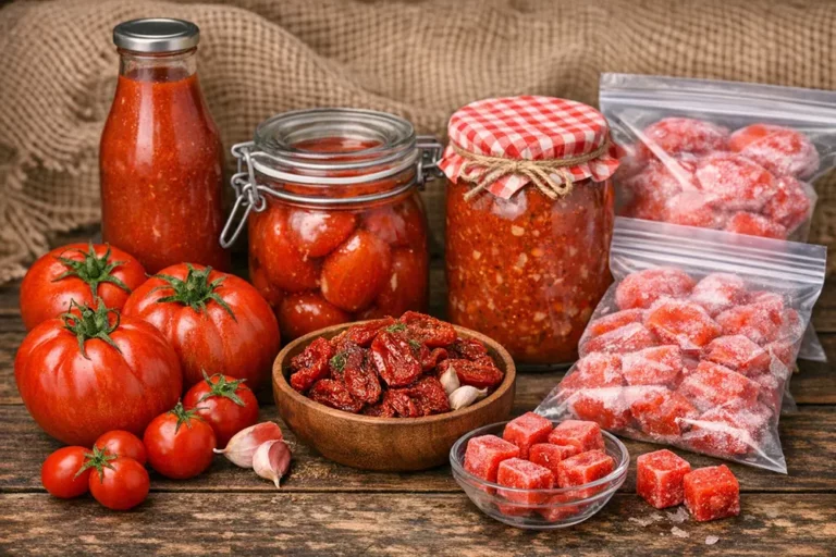 come conservare i pomodori