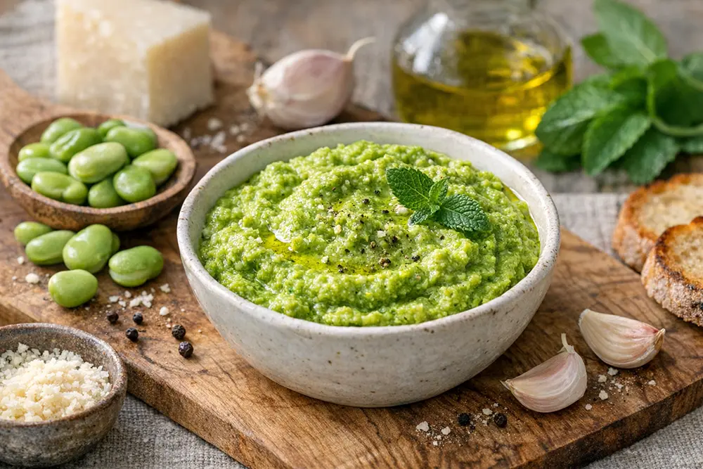 pesto di fave