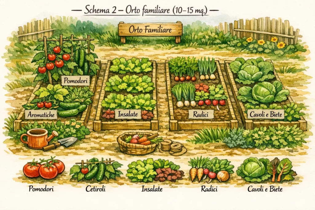 schema orto familiare