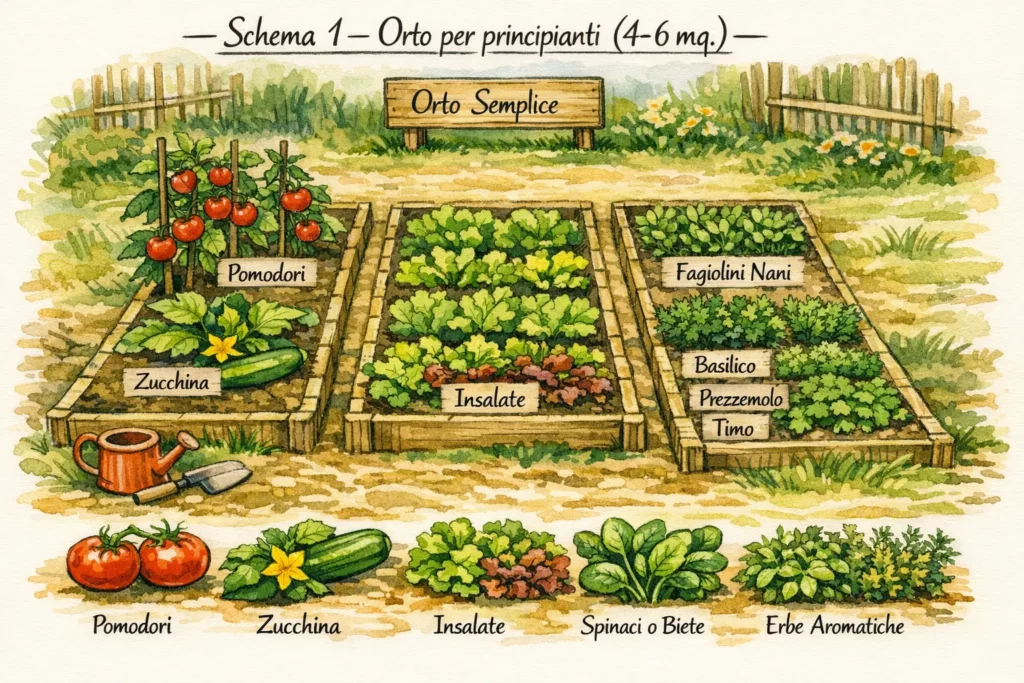 schema orto per principianti
