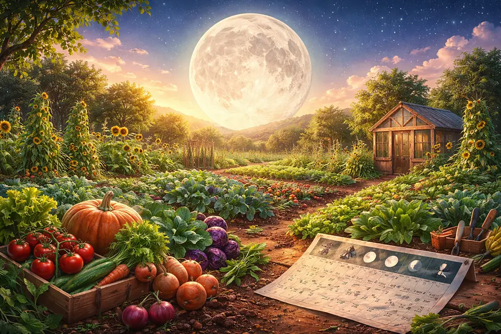 calendario lunare dell'orto