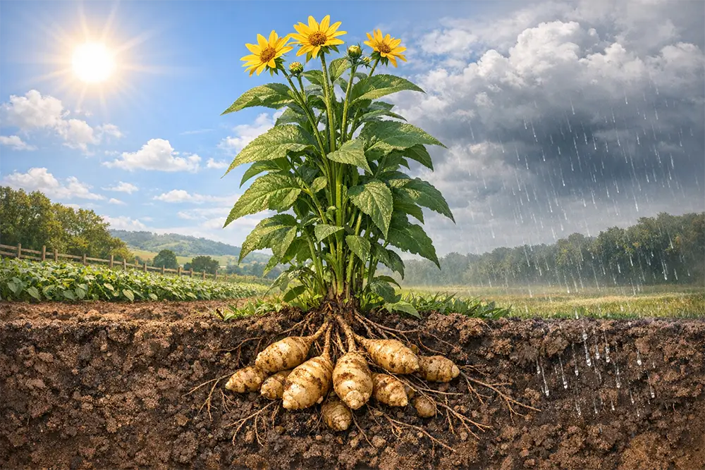 clima per il topinambur