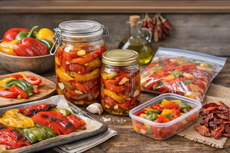 come conservare i peperoni