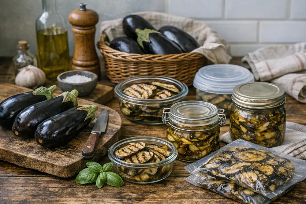 conservazione delle melanzane