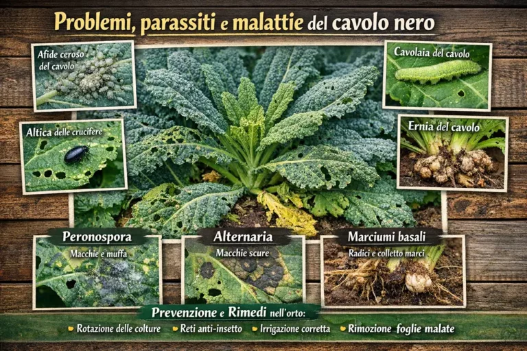 malattie del cavolo nero