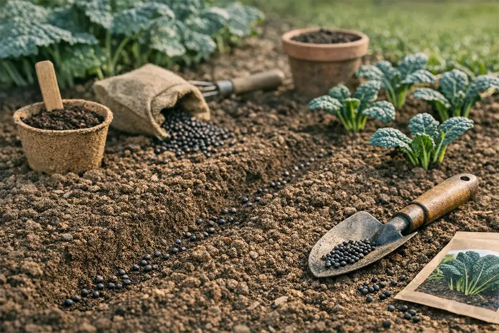 seminare il cavolo nero