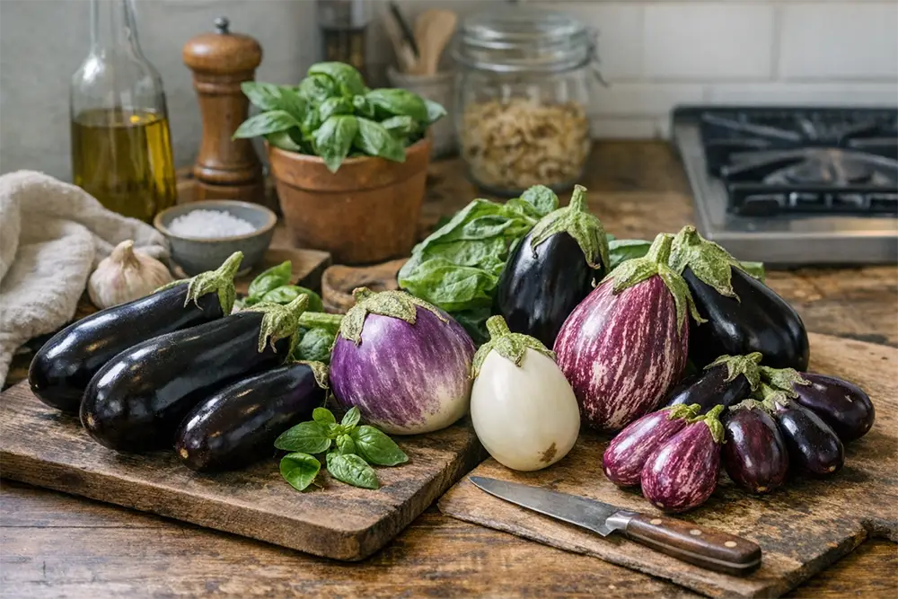 varietà di melanzane