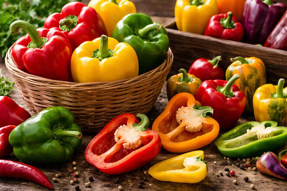 varietà di peperoni